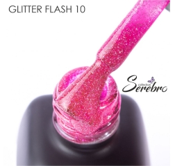 SEREBRO Гель лак Glitter flash 10, 11мл