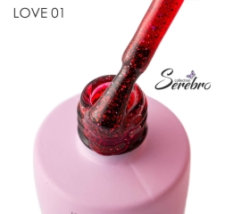 SEREBRO Гель лак Love 01, 8мл