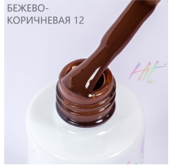 HIT Гель лак Brown 12, 9 мл