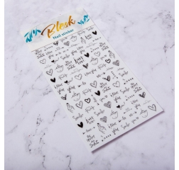 BLESK Наклейки для дизайна ногтей №002