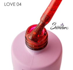 SEREBRO Гель лак Love 04, 8мл