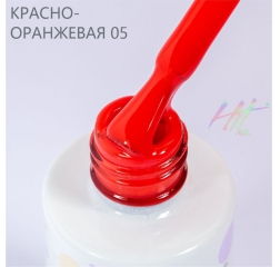 HIT Гель лак Red 05 Coral, 9 мл