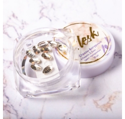 BLESK Стразы фигурные Овал, цвет прозрачный, 3*5мм (10шт)