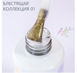 HIT Гель лак Shine 01 White, 9 мл