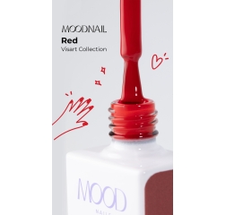 MOODNAIL Гель-лак Visart Red, 10мл