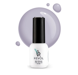 REVOL Гель лак Fashion week colors №14 Gray lilac, 10мл
