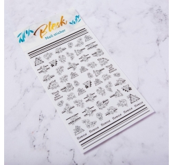 BLESK Наклейки для дизайна ногтей №006