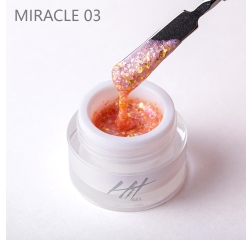 HIT Гель лак в шайбе Miracle 03, 9 мл