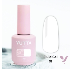 YUTTA Жидкий гель Fluid gel 01, 15мл