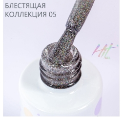 HIT Гель лак Shine 05 Gray, 9 мл