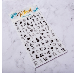 BLESK Наклейки для дизайна ногтей №003