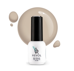 REVOL Гель лак Coffe soul №2 Almond raf, 10мл