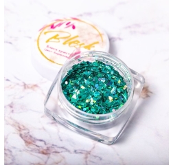 BLESK Дизайн для ногтей Блеск кристаллов, бирюзовый