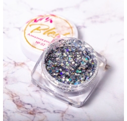 BLESK Дизайн для ногтей Алмазная россыпь №02