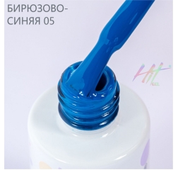 HIT Гель лак Blue 05 Steel, 9 мл