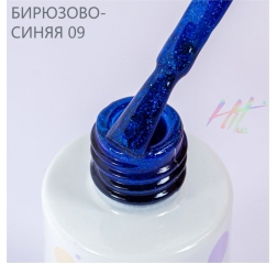 HIT Гель лак Blue 09, 9 мл