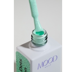 MOODNAIL Гель-лак Tiny Dots Green, 10мл