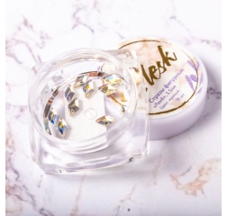 BLESK Стразы фигурные Ромб, цвет лунный, 3*5мм (10шт)