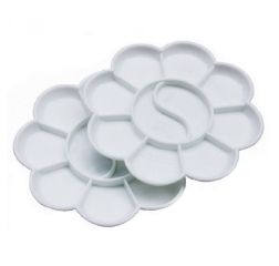 Палитра пластик белая