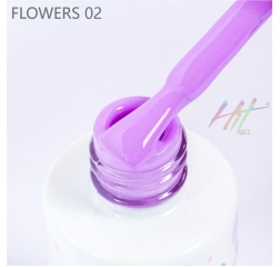 HIT Гель лак Flowers 02, 9 мл