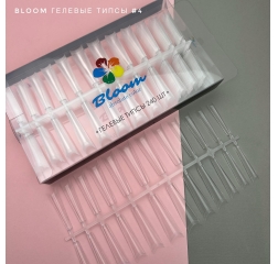 Bloom Гелевые типсы №4, арочный квадрат (240шт)