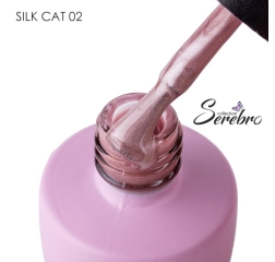 SEREBRO Гель лак Silk Cat 02, 8мл