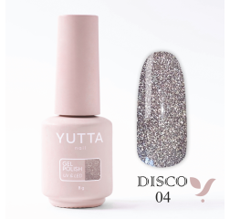 YUTTA Гель лак Disco 04, светоотражающий, 8мл