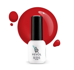 REVOL Гель лак Fashion week colors №2 Fiery red, 10мл