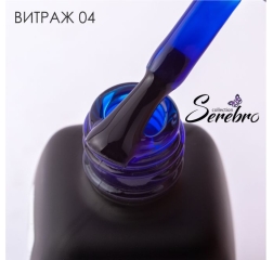 SEREBRO Гель лак Витраж 04, 11 мл