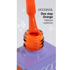 MOODNAIL Гель-лак однофазный Pedicure Orange, 10мл