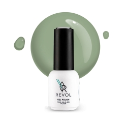 REVOL Гель лак Fashion week colors №15 Leek green, 10мл