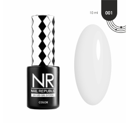 NR-001 Classic\Vamp гель-лак, Ярко-белый (10 мл)