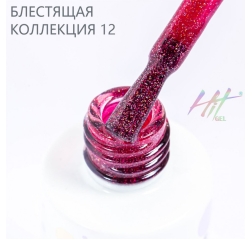 HIT Гель лак Shine 12 Berry, 9 мл