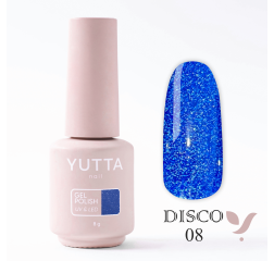 YUTTA Гель лак Disco 08, светоотражающий, 8мл