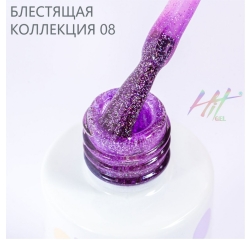 HIT Гель лак Shine 08 Purple, 9 мл