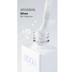 MOODNAIL Гель-лак Bit Silver, 10мл