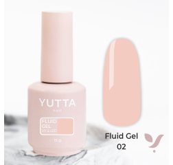 YUTTA Жидкий гель Fluid gel 02, 15мл