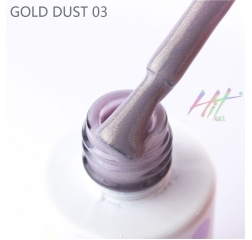 HIT Гель лак Gold Dust 03, 9 мл