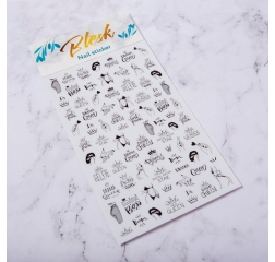 BLESK Наклейки для дизайна ногтей №004