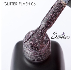 SEREBRO Гель лак Glitter flash 06, 11мл