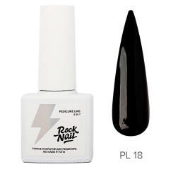 Rock nail однофазный гель лак для педикюра 18