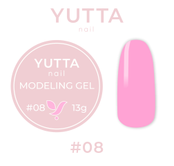 YUTTA Гель для моделирования Modeling gel 08, 13гр
