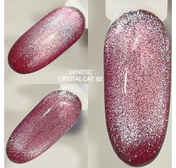 GENETIC Гель лак CRYSTAL CAT 02, 10мл
