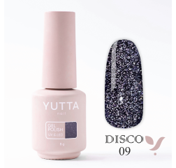 YUTTA Гель лак Disco 09, светоотражающий, 8мл