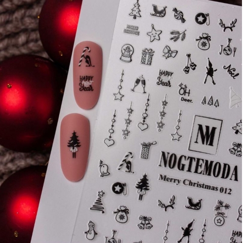 NOGTEMODA "MERRY CHRISTMAS" #012 в интернет магазине в Сургуте,NOGTEMODA "MERRY CHRISTMAS" #012 купить в Сургуте, Интернет-магазин Shopnails.pro Сургут предлагает купить NOGTEMODA "MERRY CHRISTMAS" #012, гели, акрилы, мономеры, наборы гель лаков Шеллак, биогелей OPI Axxium, специальные жидкости