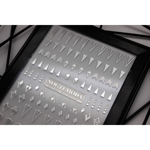 NOGTEMODA "METALLIC COLLECTION SILVER" #008 в интернет магазине в Сургуте,NOGTEMODA "METALLIC COLLECTION SILVER" #008 купить в Сургуте, Интернет-магазин Shopnails.pro Сургут предлагает купить NOGTEMODA "METALLIC COLLECTION SILVER" #008, гели, акрилы, мономеры, наборы гель лаков Шеллак, биогелей OPI Axxium, специальные жидкости