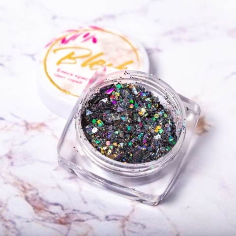 BLESK Дизайн для ногтей Блеск кристаллов, серый в интернет магазине в Сургуте,BLESK Дизайн для ногтей Блеск кристаллов, серый купить в Сургуте, Интернет-магазин Shopnails.pro Сургут предлагает купить BLESK Дизайн для ногтей Блеск кристаллов, серый, гели, акрилы, мономеры, наборы гель лаков Шеллак, биогелей OPI Axxium, специальные жидкости