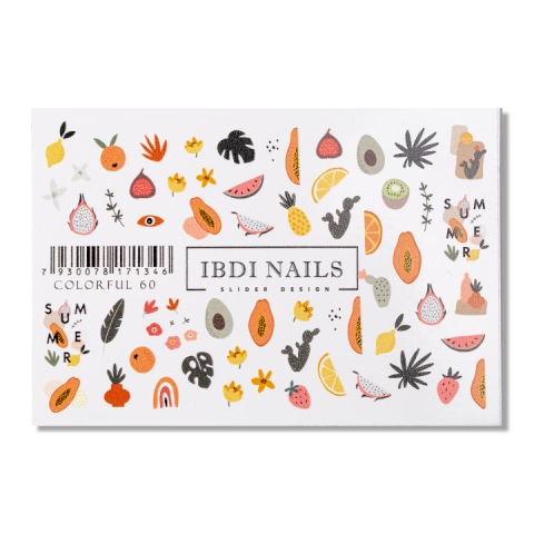 Ibdi Nails COLORFUL №60 в интернет магазине в Сургуте,Ibdi Nails COLORFUL №60 купить в Сургуте, Интернет-магазин Shopnails.pro Сургут предлагает купить Ibdi Nails COLORFUL №60, гели, акрилы, мономеры, наборы гель лаков Шеллак, биогелей OPI Axxium, специальные жидкости