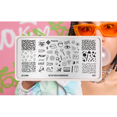 Go! Stamp пластина для стемпинга 23 в интернет магазине в Сургуте,Go! Stamp пластина для стемпинга 23 купить в Сургуте, Интернет-магазин Shopnails.pro Сургут предлагает купить Go! Stamp пластина для стемпинга 23, гели, акрилы, мономеры, наборы гель лаков Шеллак, биогелей OPI Axxium, специальные жидкости