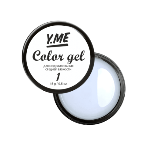 Y.ME Гель для моделирования Color 01, 15гр в интернет магазине в Сургуте,Y.ME Гель для моделирования Color 01, 15гр купить в Сургуте, Интернет-магазин Shopnails.pro Сургут предлагает купить Y.ME Гель для моделирования Color 01, 15гр, гели, акрилы, мономеры, наборы гель лаков Шеллак, биогелей OPI Axxium, специальные жидкости